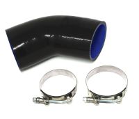 N54 / N55 Silicone Charge Pipe Elbow and 2 Clamps