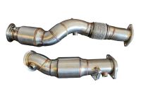 MAD BMW S58 Catted Downpipes M2 M3 M4 G87 G80 G82 G83 W/ Flex Section