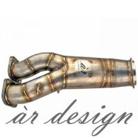 ar design E-series 135i / 335i / 335xi 4(inch) Catless Downpipe (N55, 2011-)