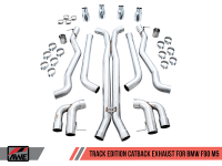 AWE Track Edition Catback Exhaust for BMW F90 M5